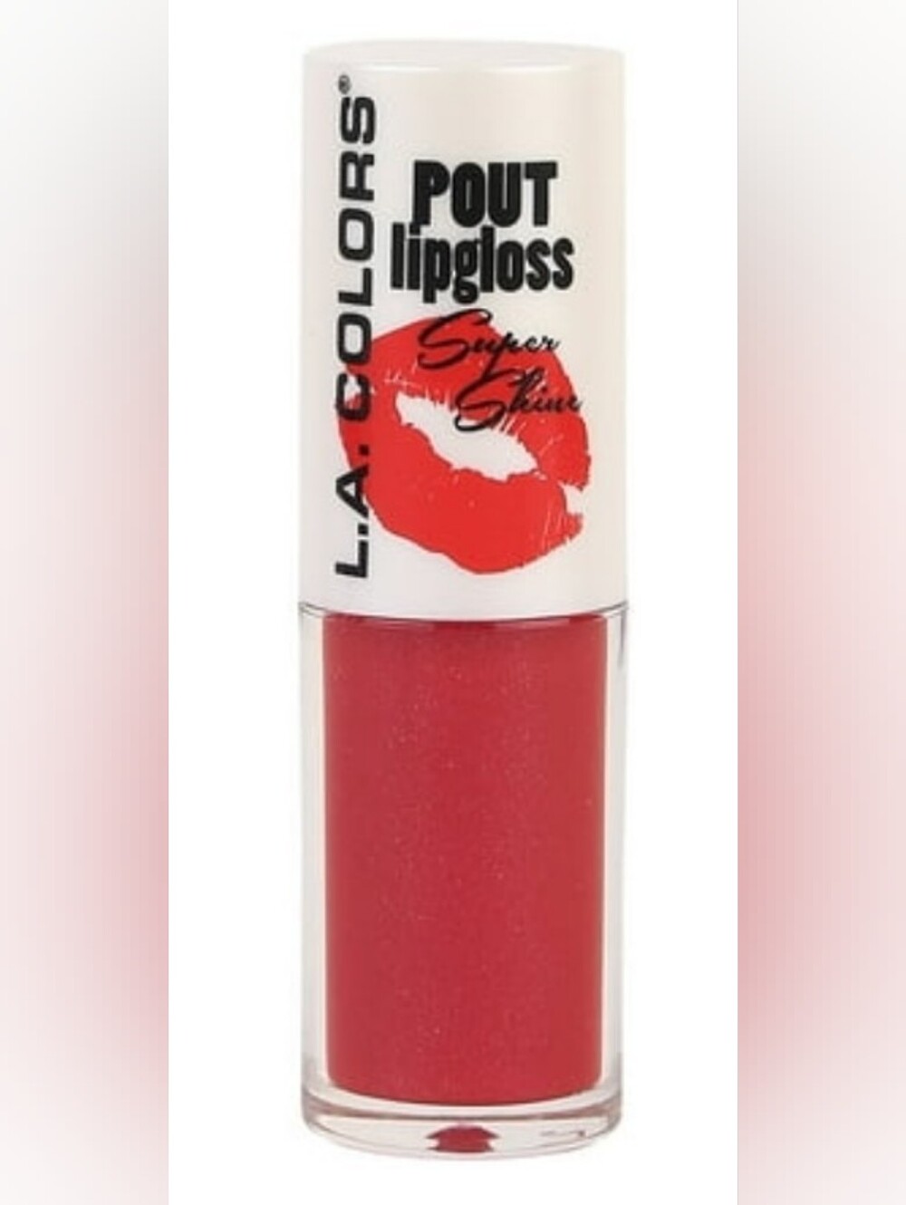 L.A. Colors Pout Red Lip Gloss - Super Shine Brand New Sealed